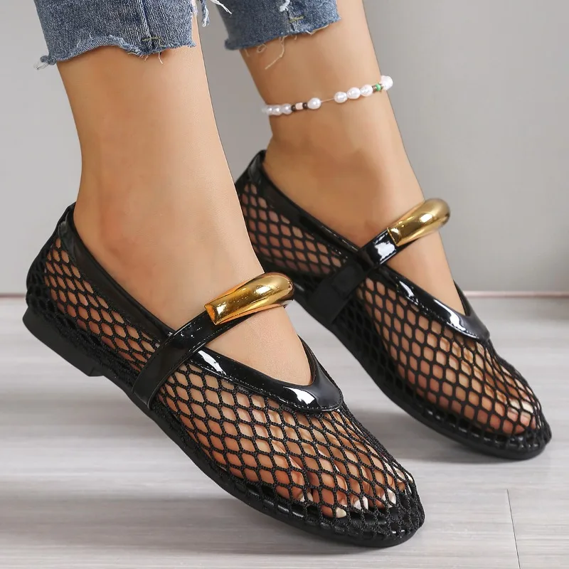 Women's Breathable Summer Roun - Mesh Strap Metal recensie en prijs
