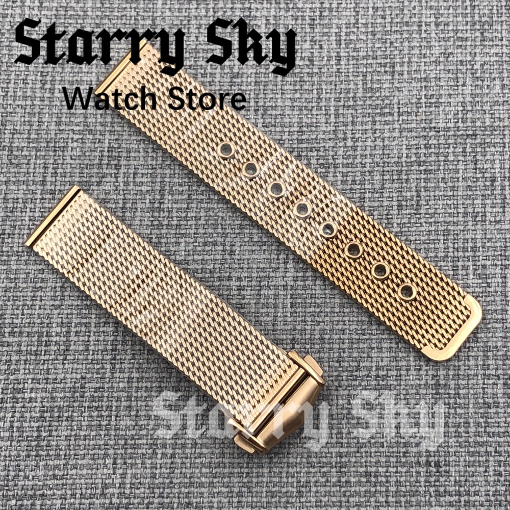 Starry Sky New 20mm Silver/Ros - Mesh Strap Metal recensie en prijs