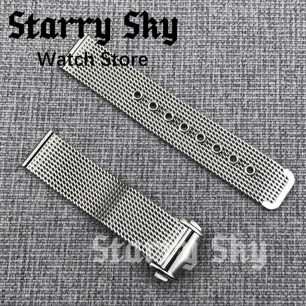 Starry Sky New 20mm Silver/Ros - Mesh Strap Metal recensie en prijs