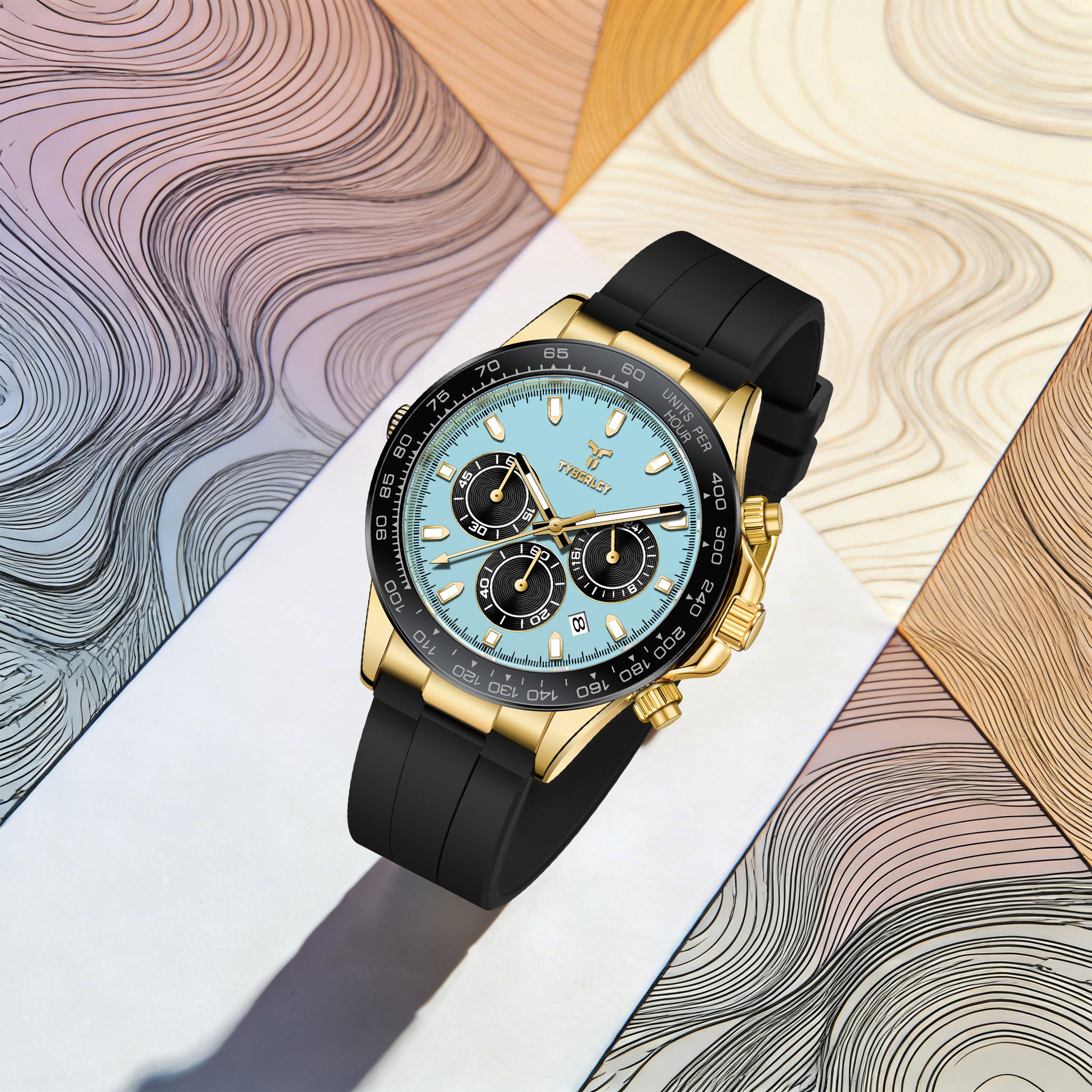 TYBERLEY Sophisticated Eleganc - Rubber Strap Diver recensie en prijs
