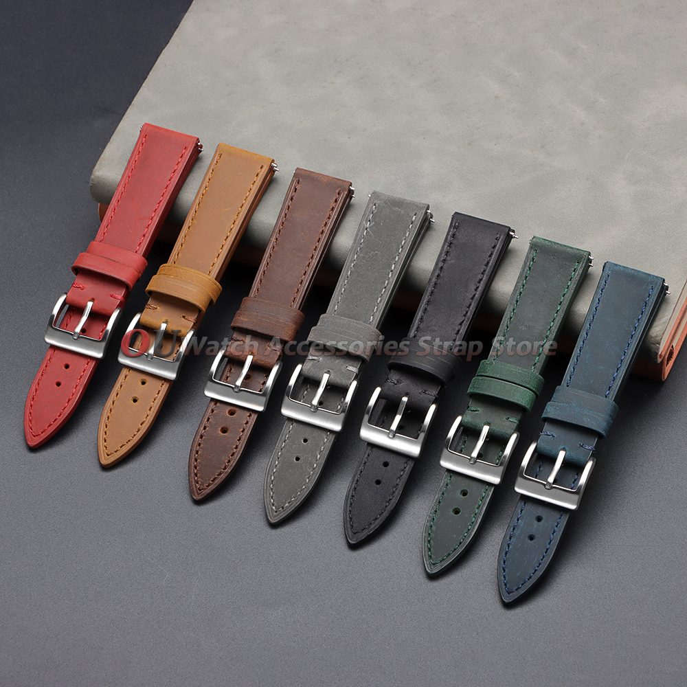 18mm 19mm 20mm 21mm 22mm 24mm  - Leather Strap Quick Release recensie en prijs