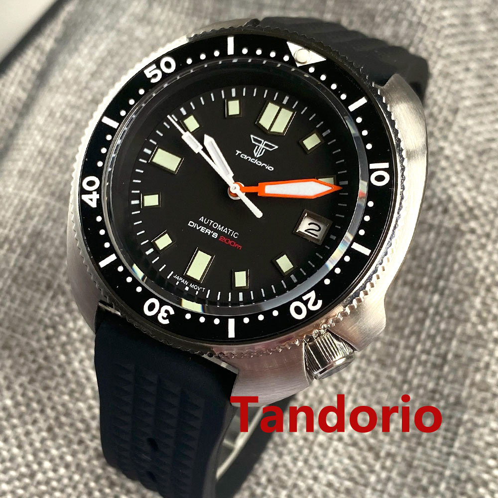 Tandorio 44mm NH35 PT5000 Move - Rubber Strap Diver recensie en prijs