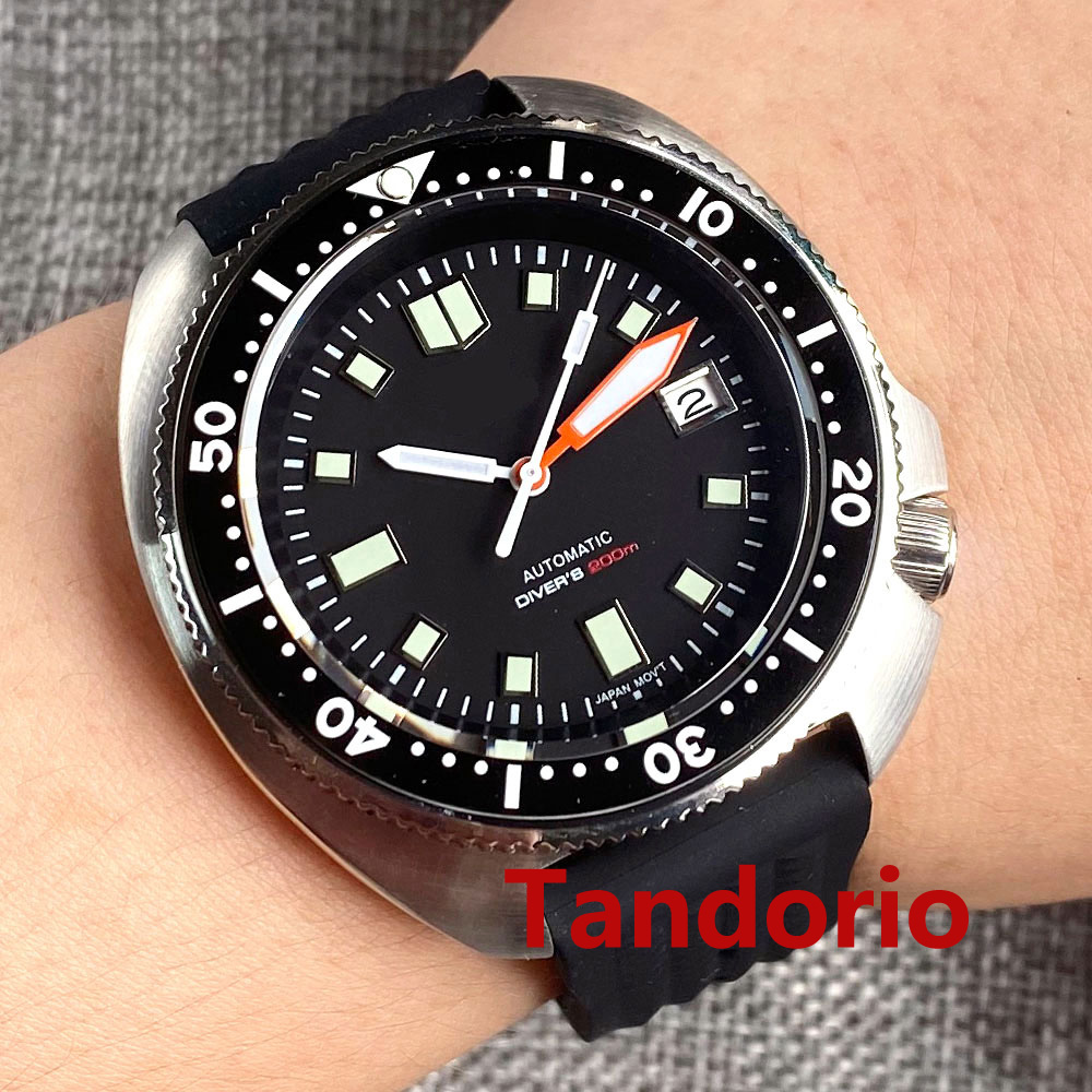 Tandorio 44mm NH35 PT5000 Move - Rubber Strap Diver recensie en prijs