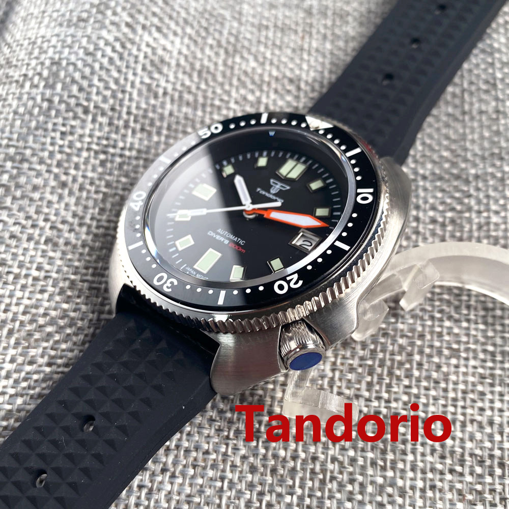 Tandorio 44mm NH35 PT5000 Move - Rubber Strap Diver recensie en prijs