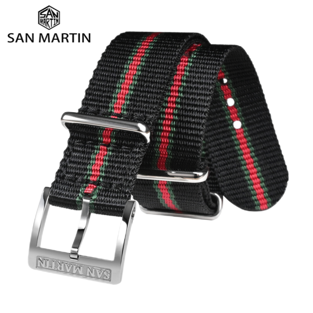 San Martin 20mm Rugged Woven F - Tropic Strap Vintage recensie en prijs
