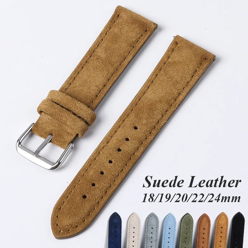 Suede Genuine Leather Watchban - Suede Strap Watch recensie en prijs