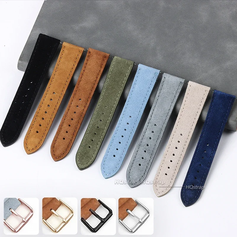 Suede Genuine Leather Watchban - Suede Strap Watch recensie en prijs