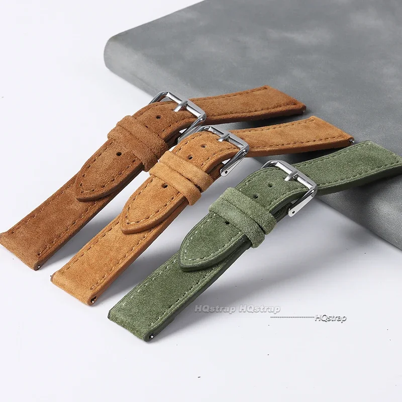 Suede Genuine Leather Watchban - Suede Strap Watch recensie en prijs