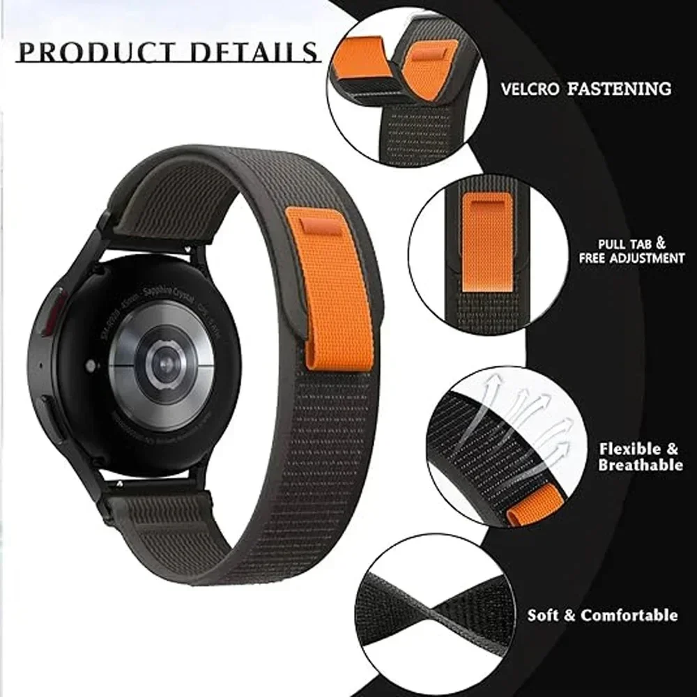 20/22mm Trail Loop Watchband F - Sport Loop Velcro recensie en prijs