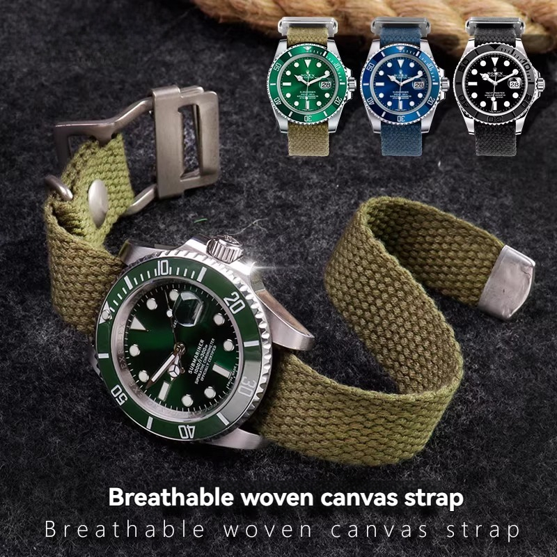 for Rolex Submariner Green/Bla - Tropic Strap Vintage recensie en prijs