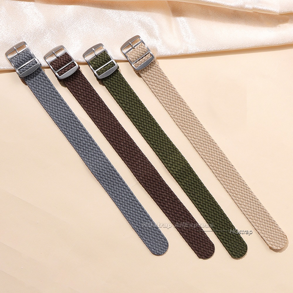 Nylon Woven Canvas Watch Band  - Perlon Strap Woven recensie en prijs